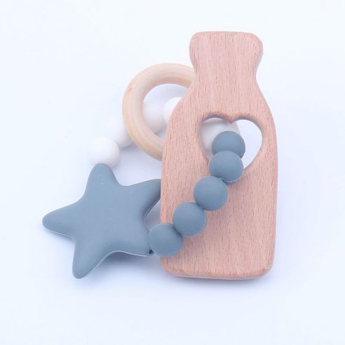 Rodents - Teether (Tree + Silicone) - Bottle buy in online store