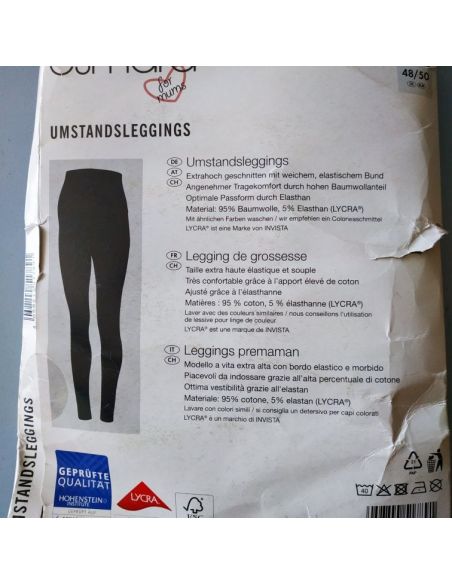 Leggings, leggings for pregnant women Esmara - Black XL (48/50) buy in online store