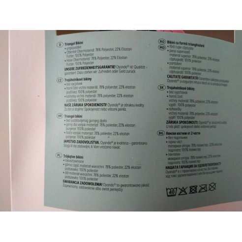 Oyanda Separate Swimsuit - Purple buy in online store