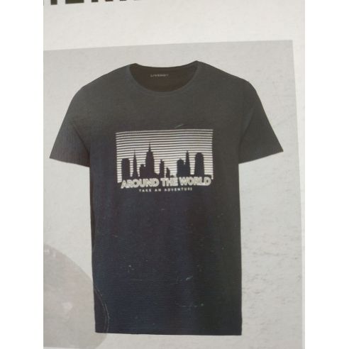 Mens T-shirt Liverger Around The World - Size XL (56/58) buy in online store
