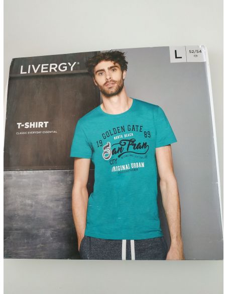 Men's Liverge Golden Gate T-shirt - size M (48/50) buy in online store Men's Liverge Golden Gate T-shirt - size M (48/50) buy in online store