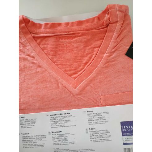 Men's Livergy Peach T-shirt - Size XL (56/58) buy in online store