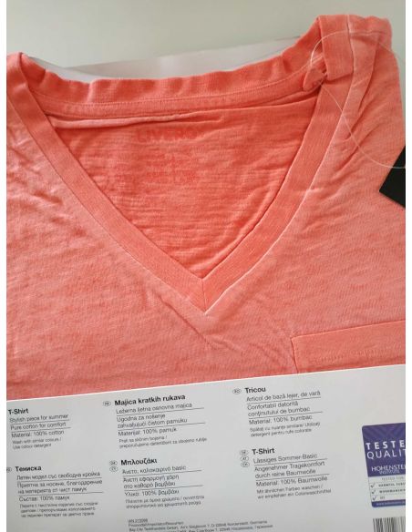 Men's Livergy Peach T-shirt - Size XL (56/58) buy in online store Men's Livergy Peach T-shirt - Size XL (56/58) buy in online store