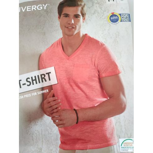 Men's Livergy Peach T-shirt - Size XL (56/58) buy in online store