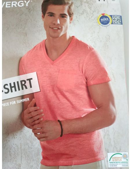 Men's Livergy T-shirt Peach - size M (48/50) buy in online store Men's Livergy T-shirt Peach - size M (48/50) buy in online store