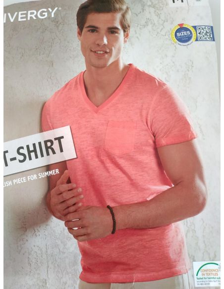 Men's Livergy T-shirt Peach - size M (48/50) buy in online store Men's Livergy T-shirt Peach - size M (48/50) buy in online store