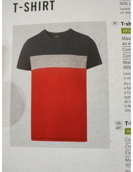 Men's Liverge Red T-shirt - size M (48/50) buy in online store Men's Liverge Red T-shirt - size M (48/50) buy in online store