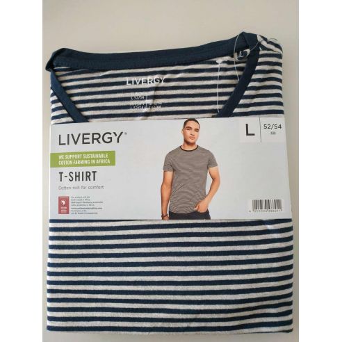 Men's Liverge Striped T-shirt - Size L (52/54) buy in online store