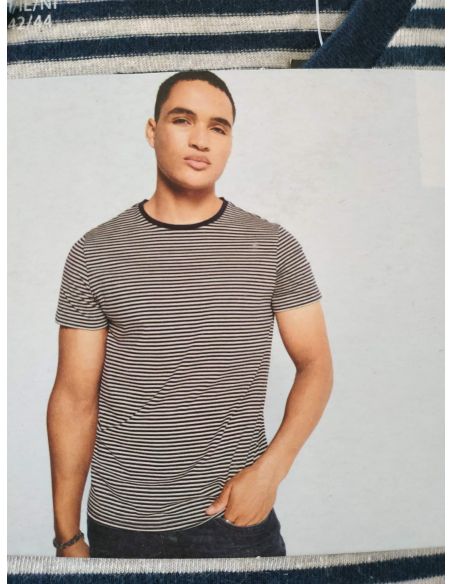 Men's Liverge Striped T-shirt - Size L (52/54) buy in online store Men's Liverge Striped T-shirt - Size L (52/54) buy in online store