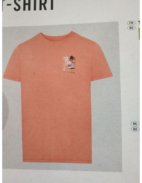 Men's Livergy T-shirt Pink - Size XL (56/58) buy in online store