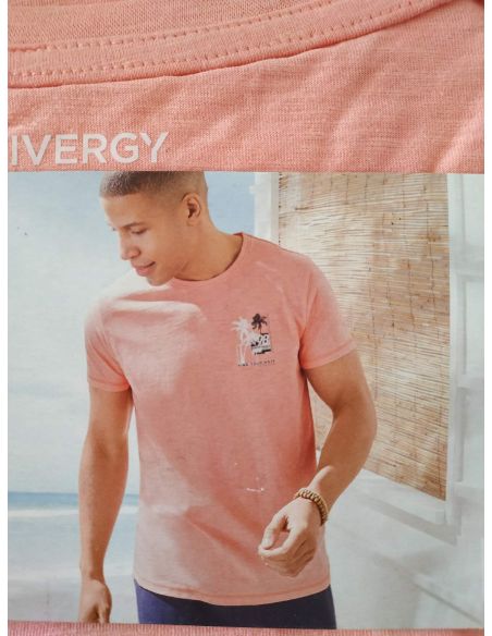 Men's Livergy T-shirt Pink - Size XL (56/58) buy in online store