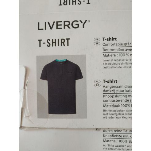 Men's Liverge T-shirt on Buttons - Size M (48/50) buy in online store