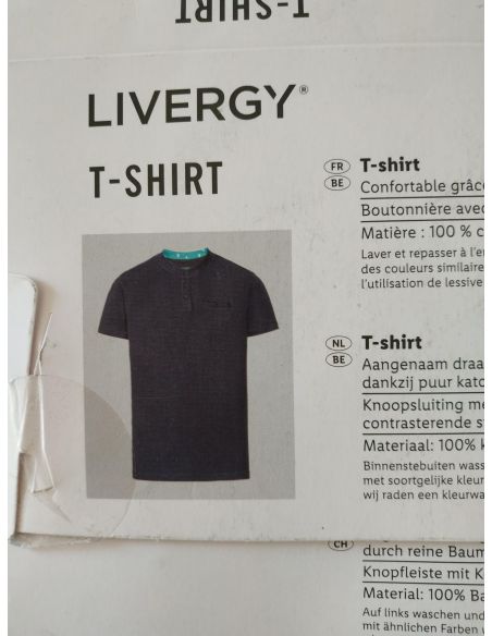 Men's Liverge T-shirt on Buttons - Size M (48/50) buy in online store