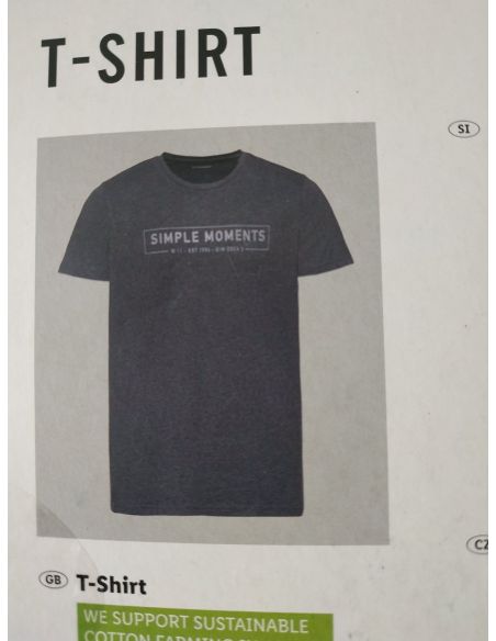 Men's T-shirt Simple Moments - Size XL (56/58) buy in online store Men's T-shirt Simple Moments - Size XL (56/58) buy in online store
