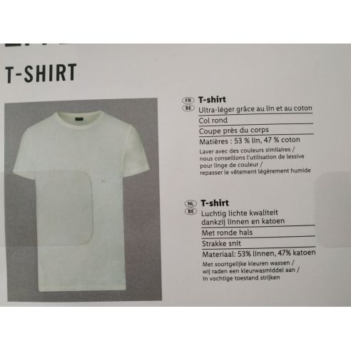 Men's Liverge Linen T-shirt - Size S (44/46) buy in online store