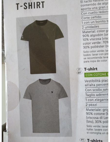 Men's Liverge Gray T-shirts, Khaki - Size XL (56/58) 2pcs buy in online store