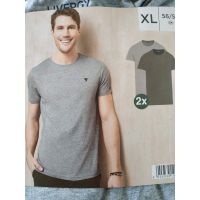 Men's Liverge Gray T-shirts, Khaki - Size XL (56/58) 2pcs buy in online store