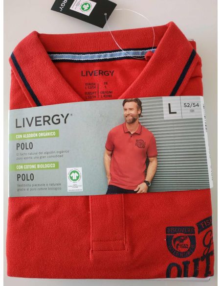 Men's Livergy Polo T-shirt - Size L (52/54) buy in online store Men's Livergy Polo T-shirt - Size L (52/54) buy in online store