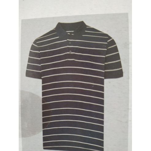 Men's Polo Livergy T-shirt White strip - size M (48/50) buy in online store