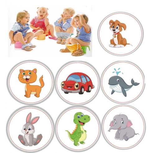 Thermo stickers for teaching a pot (7pcs) buy in online store