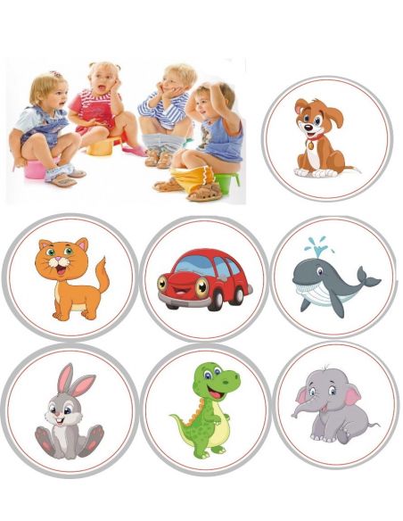 Thermo stickers for teaching a pot (7pcs) buy in online store