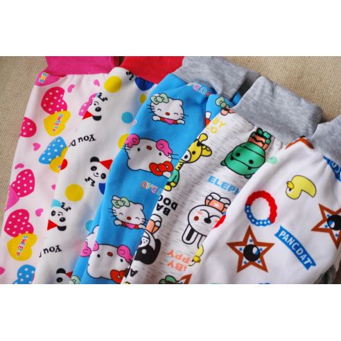 Pants for training panties and diapers - Colored with pile buy in online store