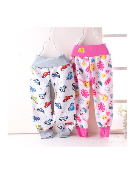 Pants for training panties and diapers - Colored with pile buy in online store