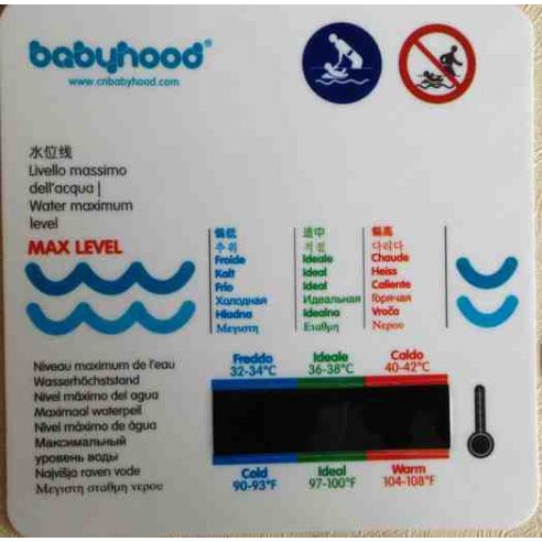 Thermometer for measuring water temperature - sticker buy in online store