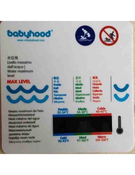 Thermometer for measuring water temperature - sticker buy in online store