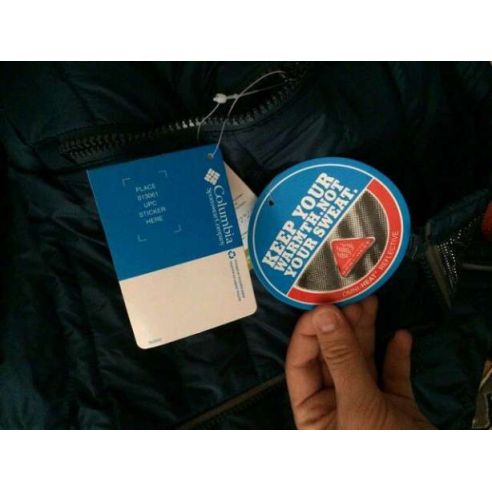 Original Columbia Down Jacket with Omni-Heat System - S-M Size buy in online store