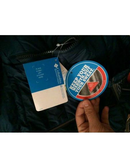 Original Columbia Down Jacket with Omni-Heat System - S-M Size buy in online store