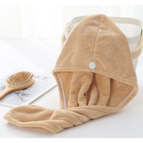 Towel Chalma, Turban for drying hair from fluffy microfiber buy in online store