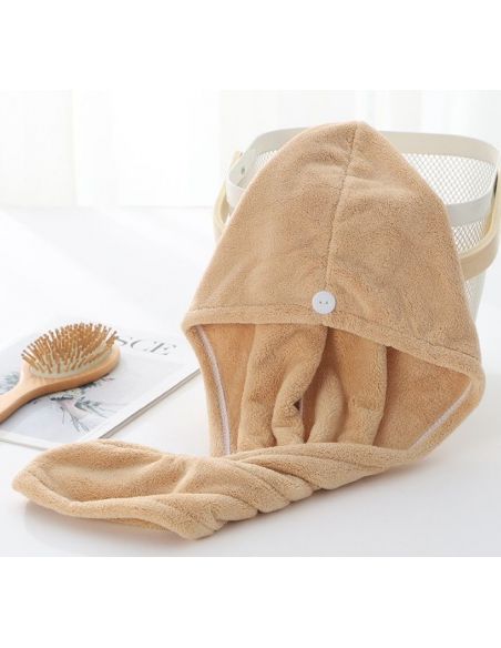 Towel Chalma, Turban for drying hair from fluffy microfiber buy in online store