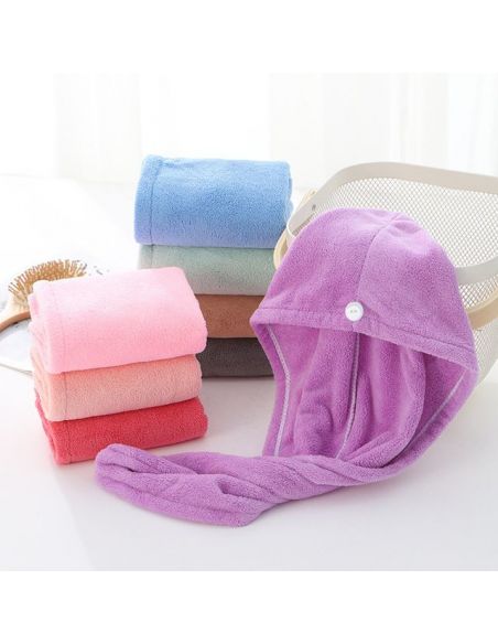 Towel Chalma, Turban for drying hair from fluffy microfiber buy in online store