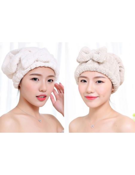 Towel-hat for drying of soft microfiber hair buy in online store