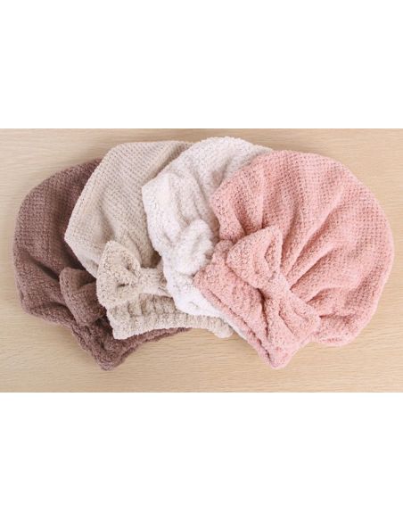 Towel-hat for drying of soft microfiber hair buy in online store