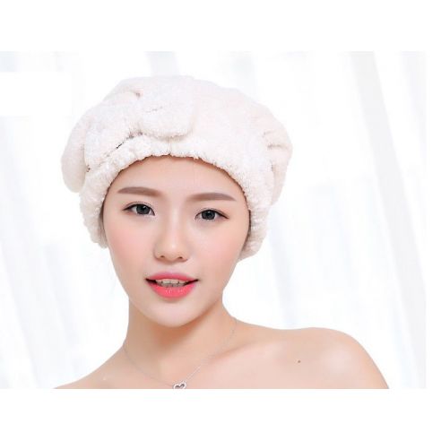 Towel-hat for drying of soft microfiber hair buy in online store