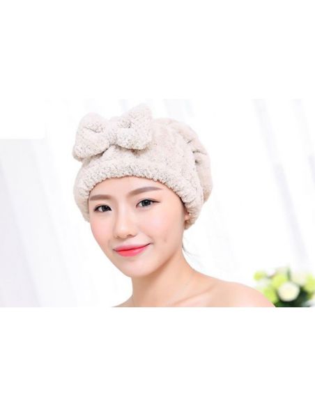 Towel-hat for drying of soft microfiber hair buy in online store