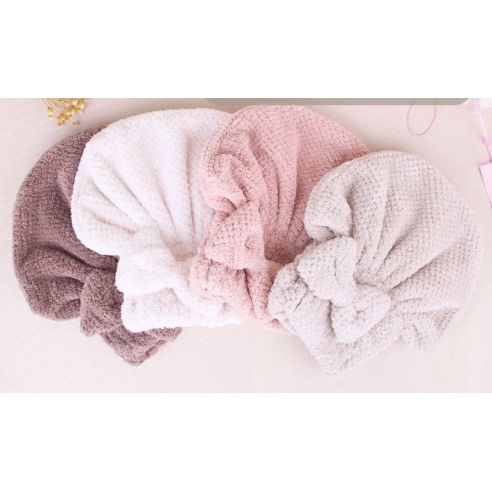 Towel-hat for drying of soft microfiber hair buy in online store