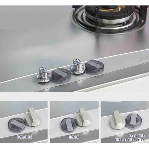 Cap with lock on FABE gas stove handles - Packaging 2pcs buy in online store