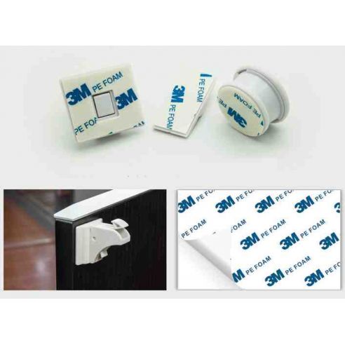 Internal magnetic lock on drawers from children Fabe - Packaging 4pcs buy in online store