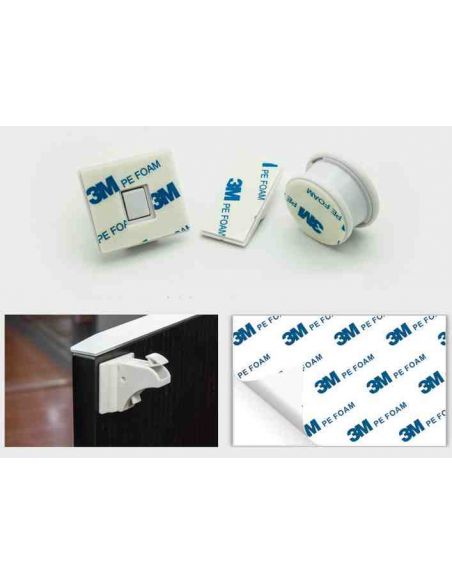 Internal magnetic lock on drawers from children Fabe - Packaging 4pcs buy in online store