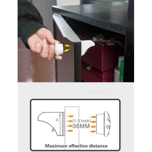 Internal magnetic lock on drawers from children Fabe - Packaging 4pcs buy in online store