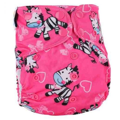 Reusable diaper on microflis buttons with double rubber band buy in online store