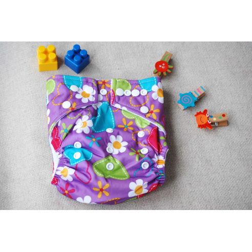 Reusable diaper on buttons buy in online store