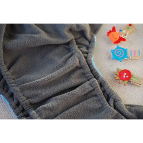 Reusable diaper on buttons with coal fiber and double rubber band buy in online store