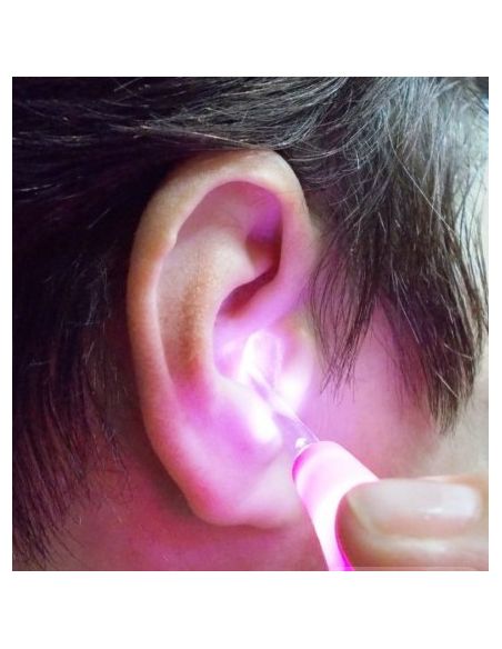 Tool for cleaning ears with backlit. Flashlight for ears buy in online store