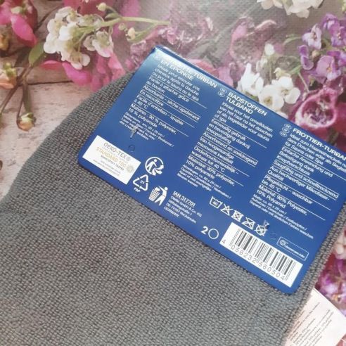 Towel Chalma, Turban for drying hair Miomare microfiber buy in online store