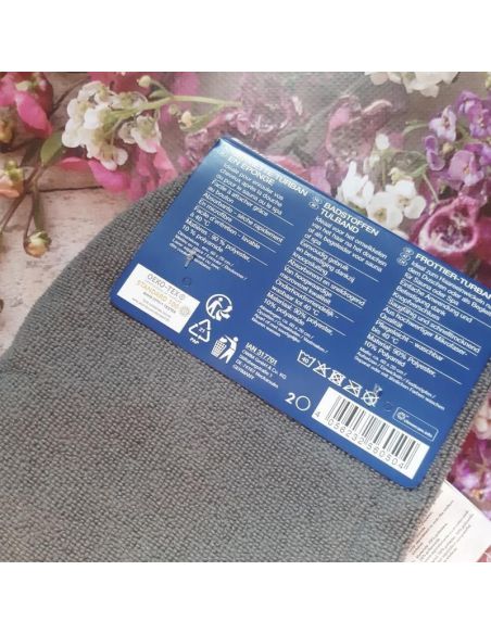 Towel Chalma, Turban for drying hair Miomare microfiber buy in online store