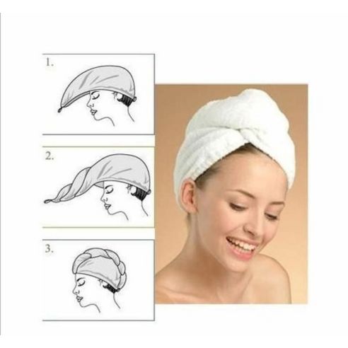 Towel Chalma, Turban for drying hair Miomare microfiber buy in online store